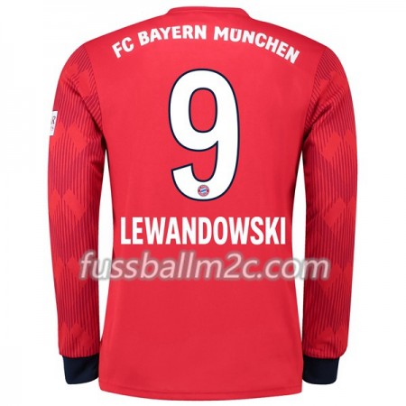 Fußballtrikots FC Bayern München Lewandowski 9 Heim Trikotsatz 2018-2019 Langarm